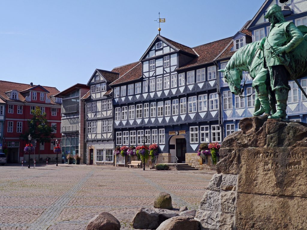 Stadtmarkt und Rathaus Wolfenbüttel