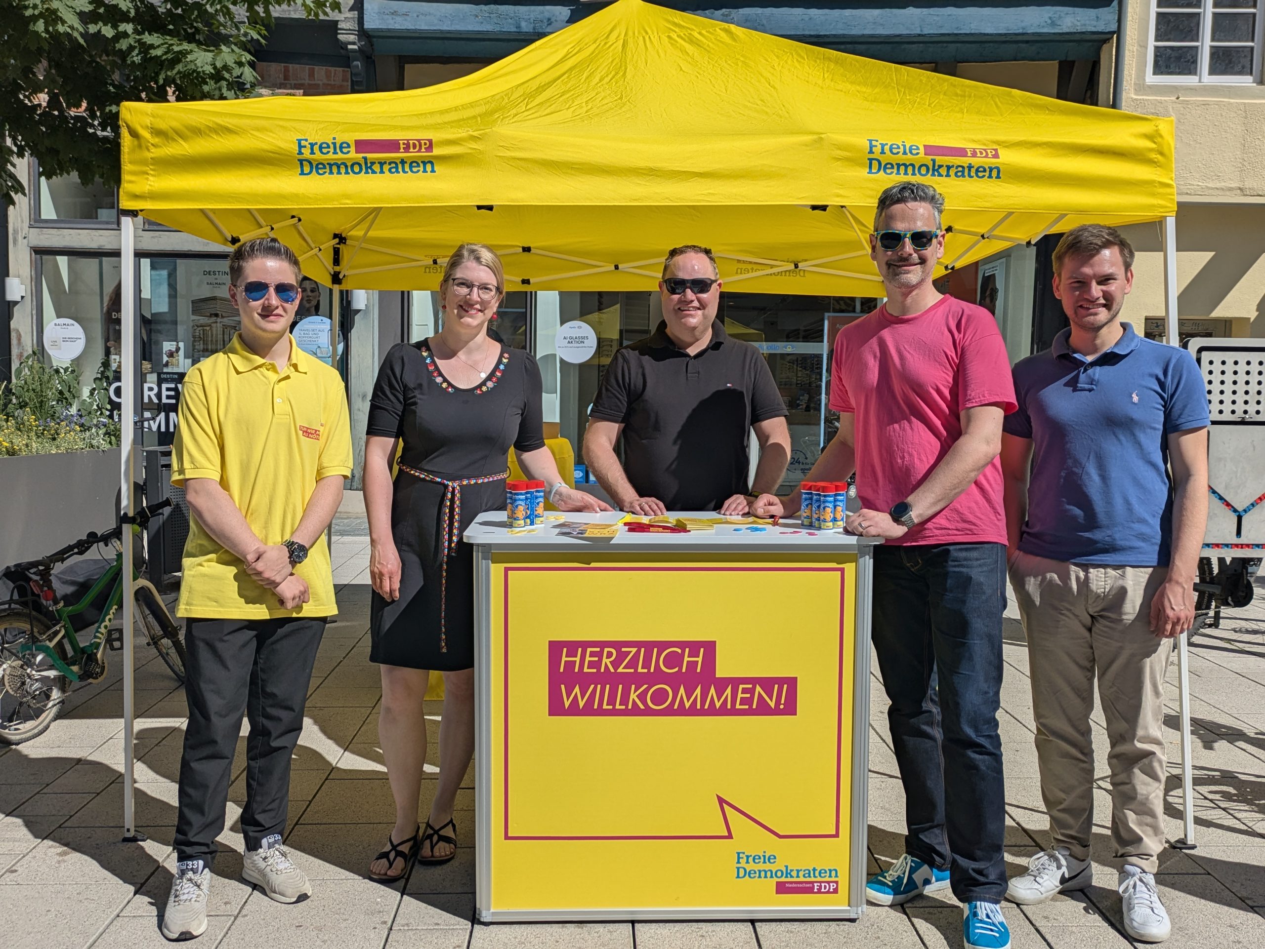 FDP informierte in der Innenstadt